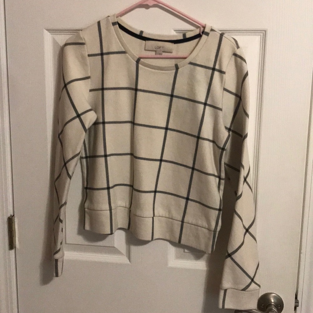 Checkered sweater